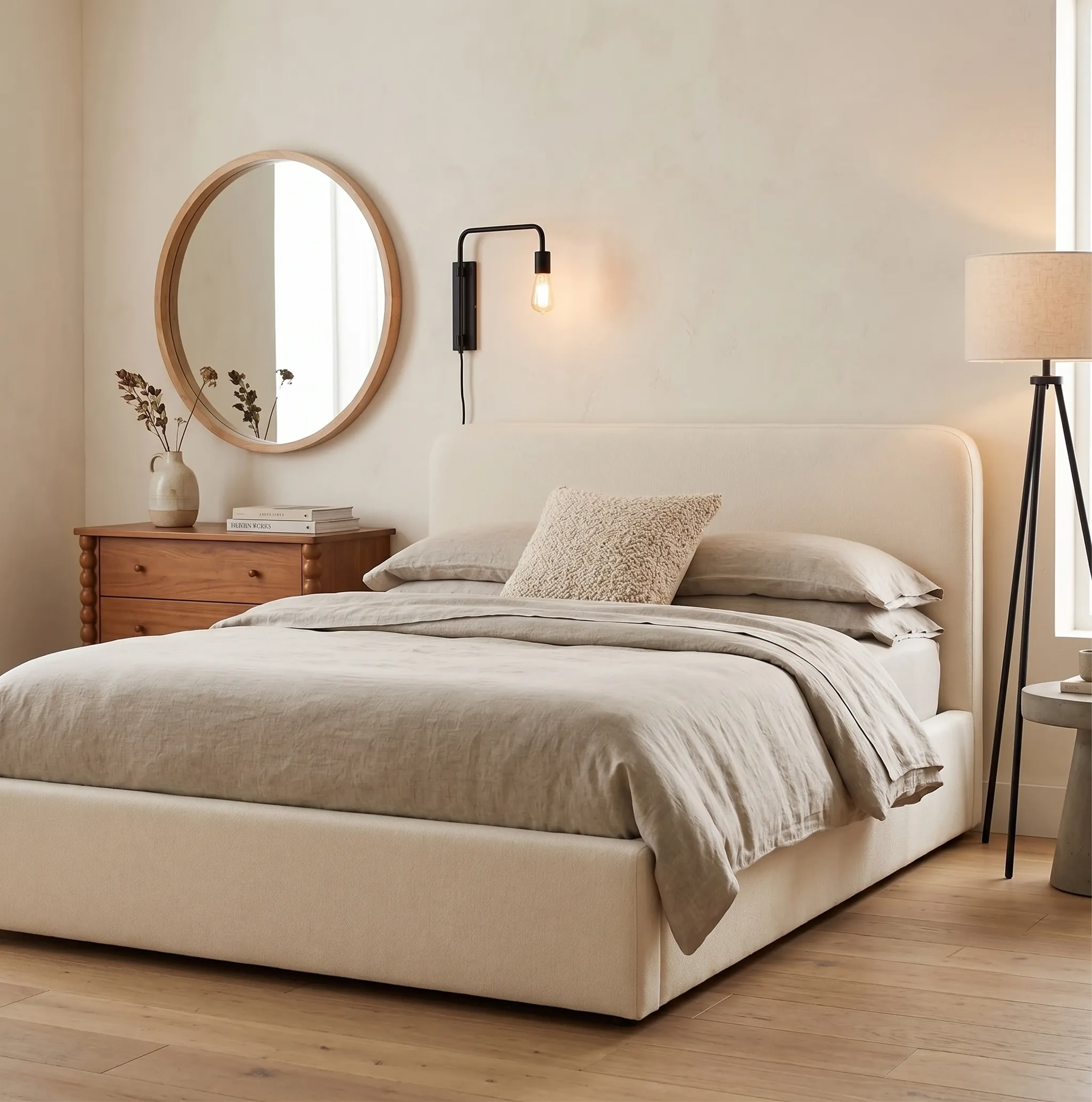 Premium Upholstered Bed Frame