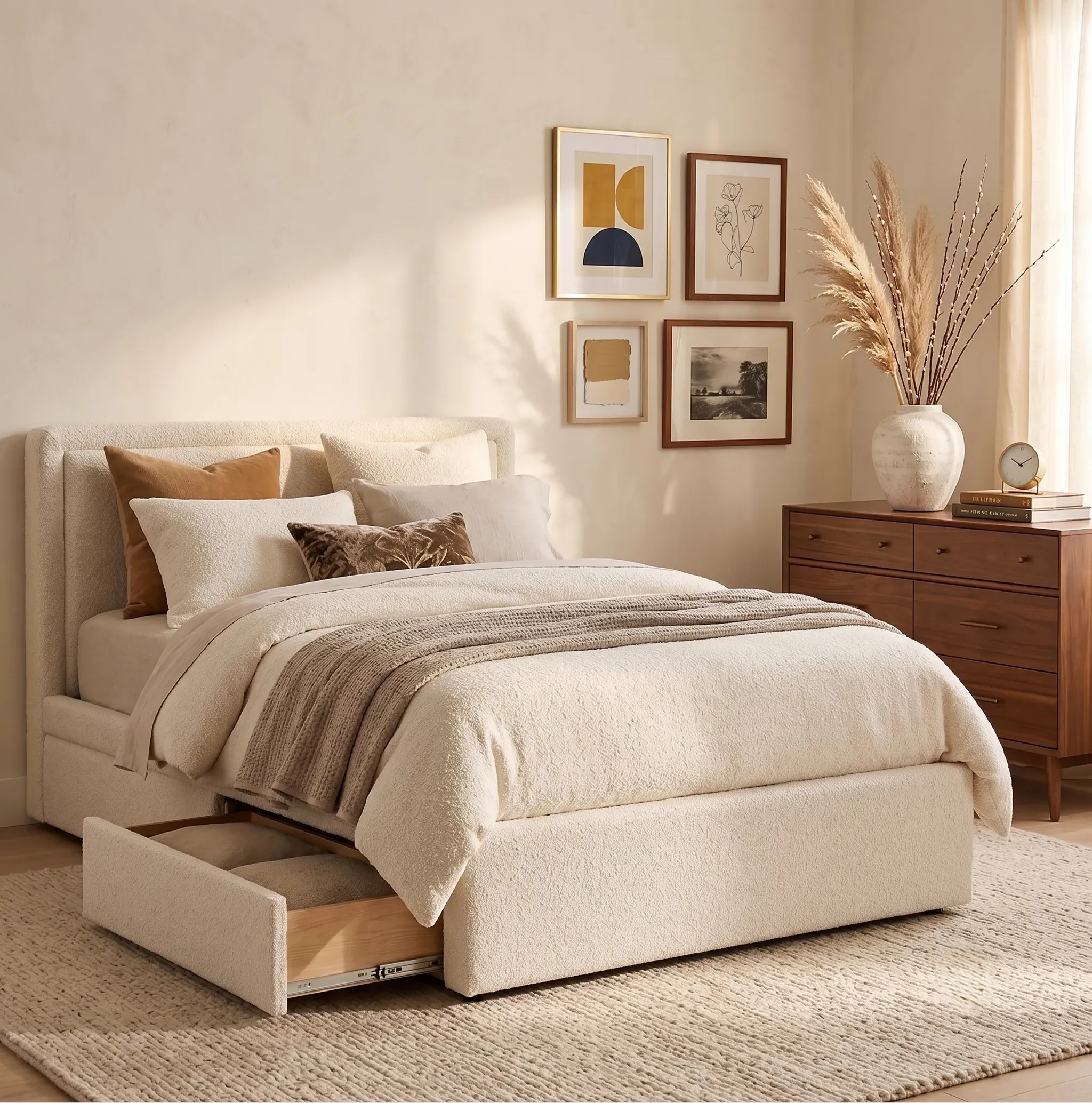 Bed Frame with Storage