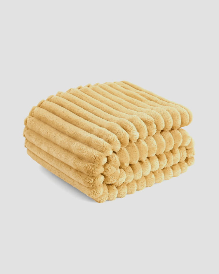 Striped Fleece Blanket