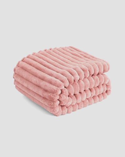 Striped Fleece Blanket