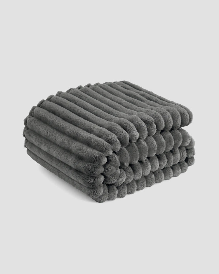 Striped Fleece Blanket