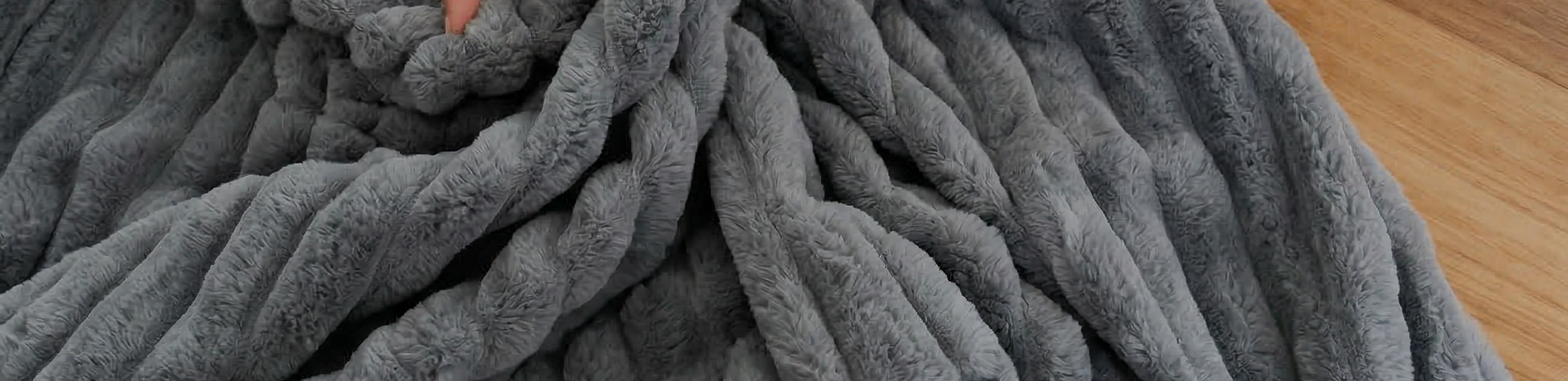 dark gray blanket