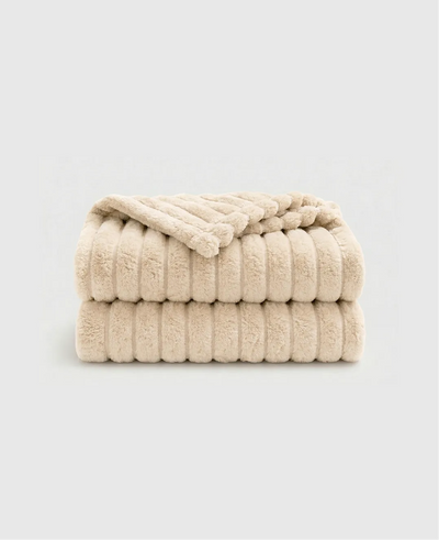 Striped Fleece Blanket